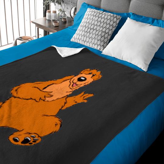 Discover BEAR in the big blue house Baby Blankets