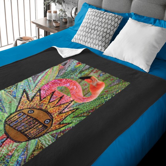 Discover Ween Boognish and Flamingo Baby Blankets