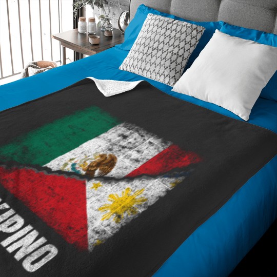 Discover half mexican half filipino flag mexico philippines mexipino Baby Blankets