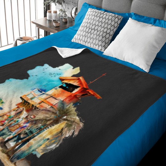 Discover Endless Summer Vacation Classic T-Shirt Baby Blankets