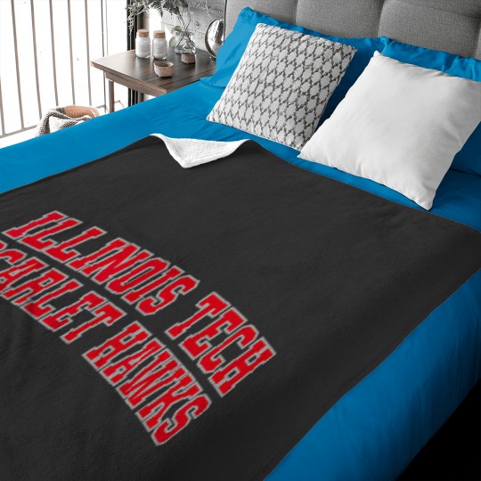 Discover illinois institute of technology scarlet hawks 01 Baby Blankets