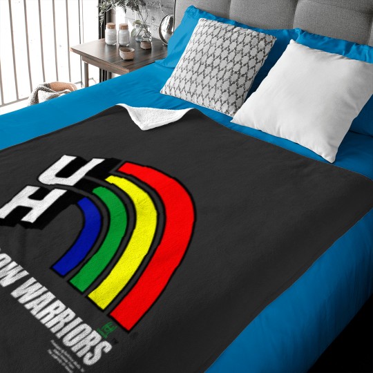 Discover University of hawaii hawaii rainbow warrior logo Baby Blankets