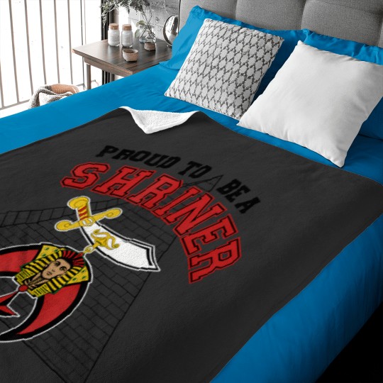 Discover proud to be a shriner nobles mystic shrine father's day gift Baby Blankets