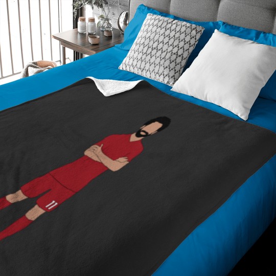 Discover Mo Salah Merch Baby Blankets
