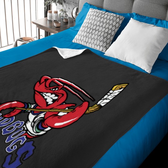 Discover Bossier Shreveport Mudbugs Ice Hockey Baby Blankets