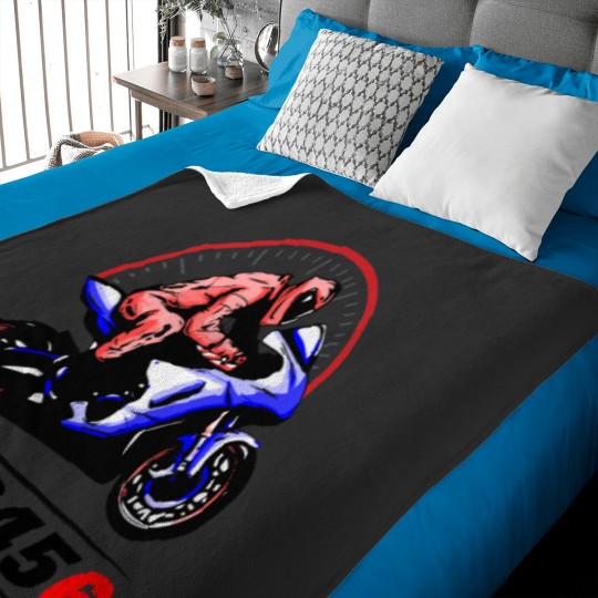 Discover 1N23456 - Motorcycle Gears Baby Blankets
