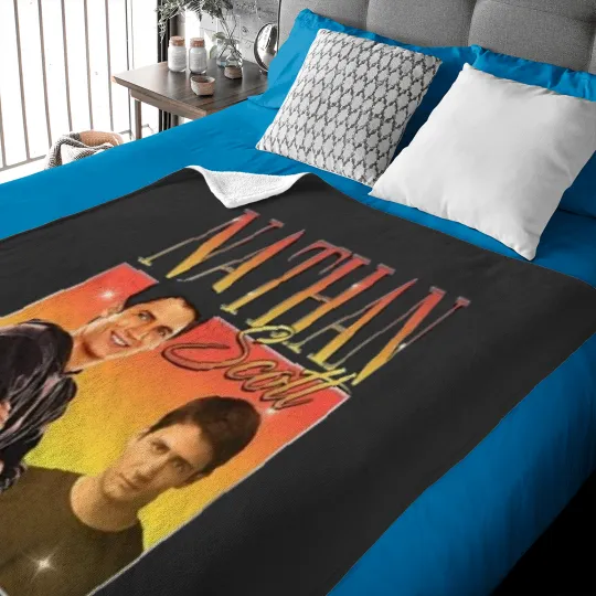 Discover Nathan Scott James Lafferty 90s One Tree Hill Vintage Baby Blankets