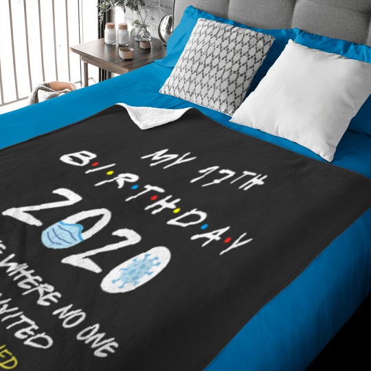 Discover 17th Birthday Shirt 2020 - I Turned Seventeen in Quarantine Baby Blankets
