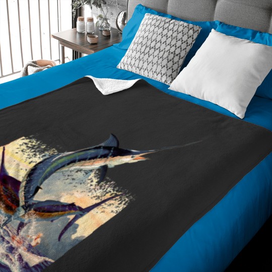 Discover guy harvey fisshing Baby Blankets