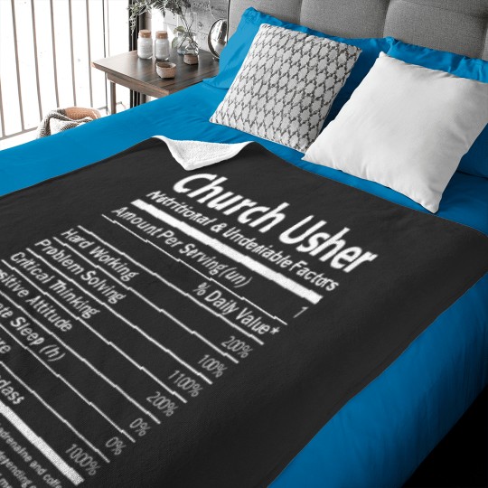 Discover Church Usher T  - Nutritional And Undeniable Factors Gift Item Tee Baby Blankets