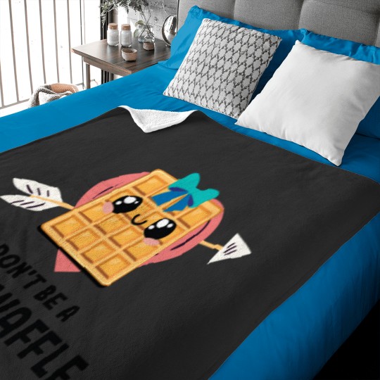 Discover don't be a twatwaffle waffle eaters (2) Baby Blankets