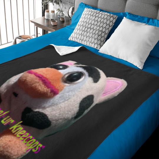Discover Peepy will steal ur kneecaps Sticker Baby Blankets