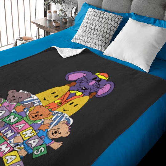 Discover bananas in pyjamas Baby Blankets
