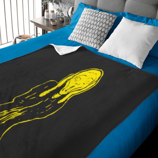 Discover The Scream minimalized Baby Blankets