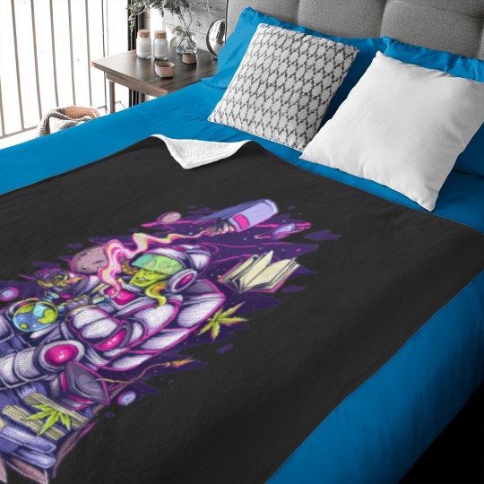 Discover Space Alien Baby Blankets