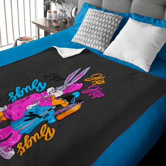 Discover Daffy Duck And Bugs Bunny Baby Blankets