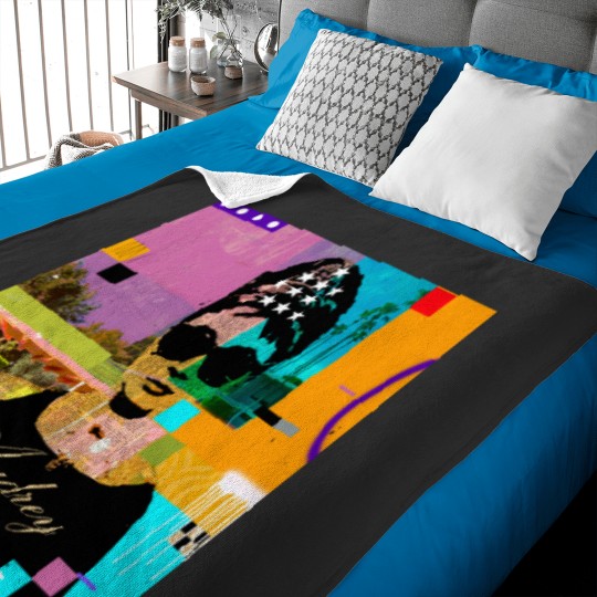 Discover Audrey Hepburn Script Baby Blankets