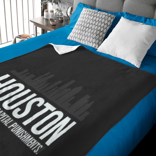 Discover Houston Capital of capital punishment. Baby Blankets