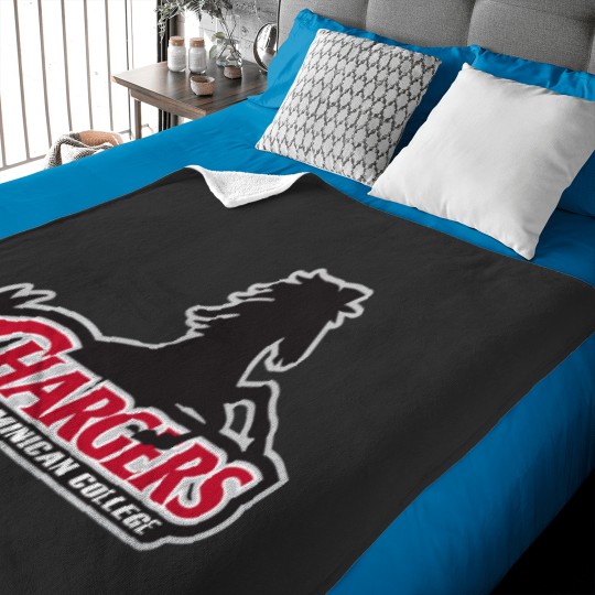 Discover Go to Dominican NY Chargers College Baby Blankets