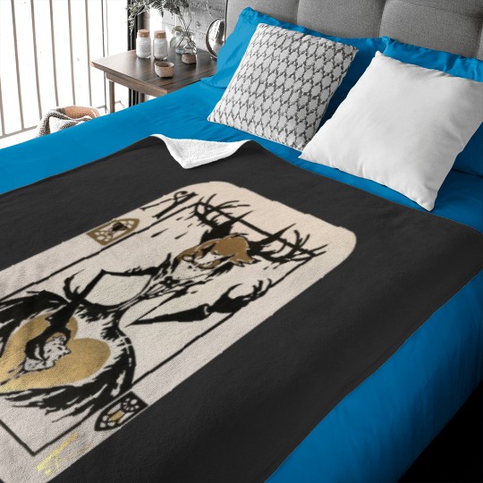 Discover Alastor AcePlaying Card Baby Blankets
