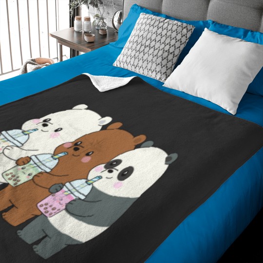 Discover We Bare Bears Active Baby Blankets