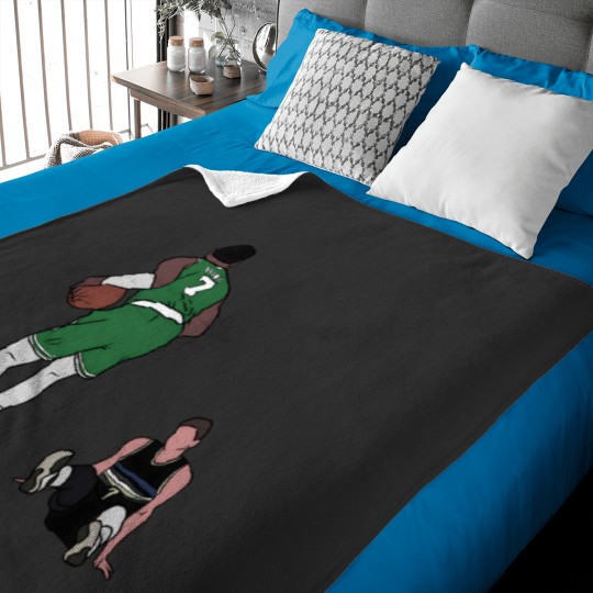 Discover Jaylen Brown Crosses Over Grayson Allen Baby Blankets