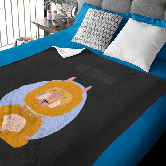 Discover No drama be llama Active Baby Blankets