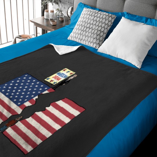 Discover America's dream is to become the most developed country Baby Blankets