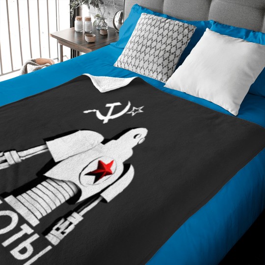Discover РОБОТЫ - Comrades of Steel, Version 1B.1 Baby Blankets