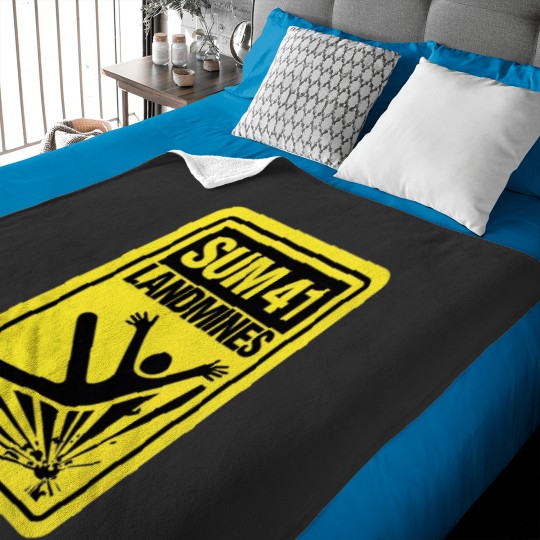 Discover Land mines are explosive devices embedded in the ground Baby Blankets
