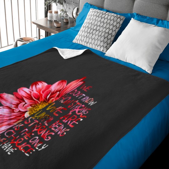 Discover Multiple Myeloma Cancer Awareness Flower How Strong We Are Baby Blankets