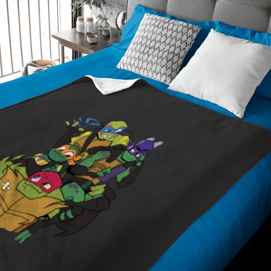 Discover ROTTMNT family Baby Blankets