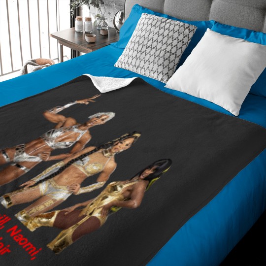 Discover Jade Cargill, Bianca Belair And Naomi Baby Blankets