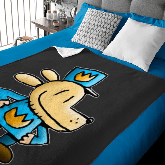 Discover Dog Man (comedic graphic novel) Baby Blankets