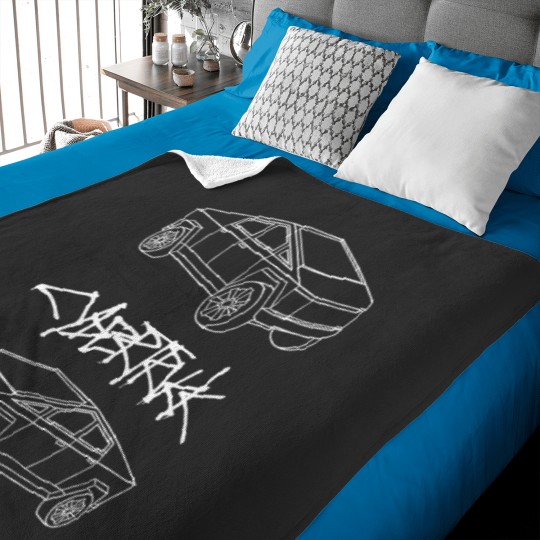 Discover double sided cybertrucks designed to conquer any terrain Baby Blankets