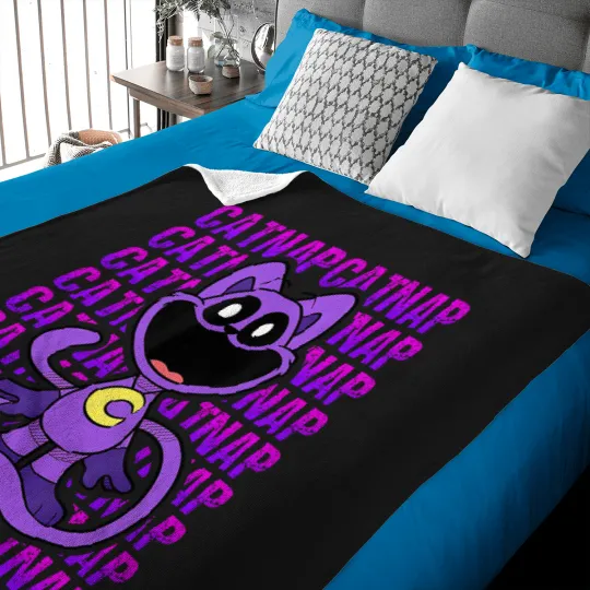 Discover Smiling Critters Catnap Dogday Cute Catnap Toddlers Kids Baby Blankets
