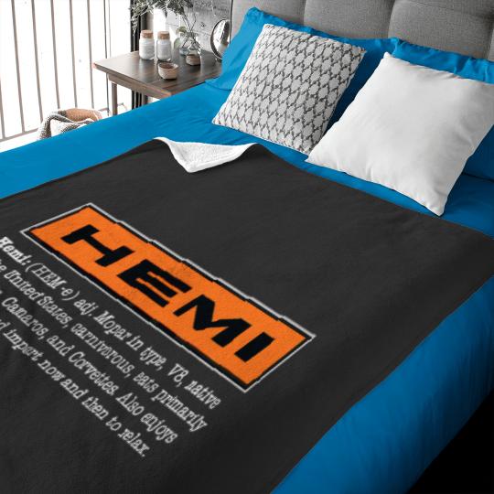 Discover HEMI - Mopar Muscle Engine Baby Blankets