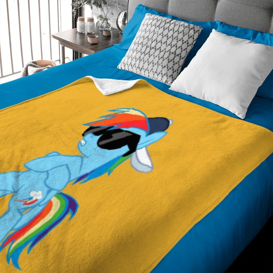 Discover Rainbow Dash My Little Pony Baby Blankets