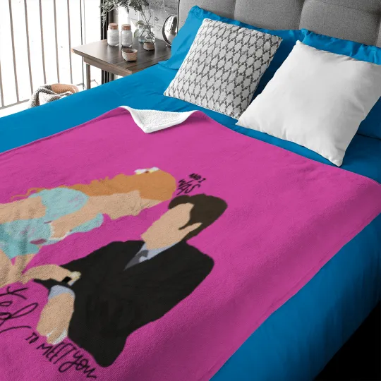 Discover enchanted to meet you enchanted to meet you Baby Blankets