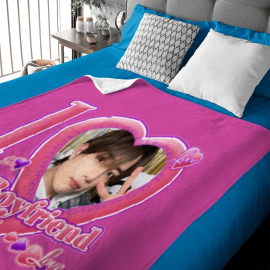 Discover Beomgyu (TXT) I love my boyfriend Army78th Field Artillery Regiment wo Txt Baby Blankets