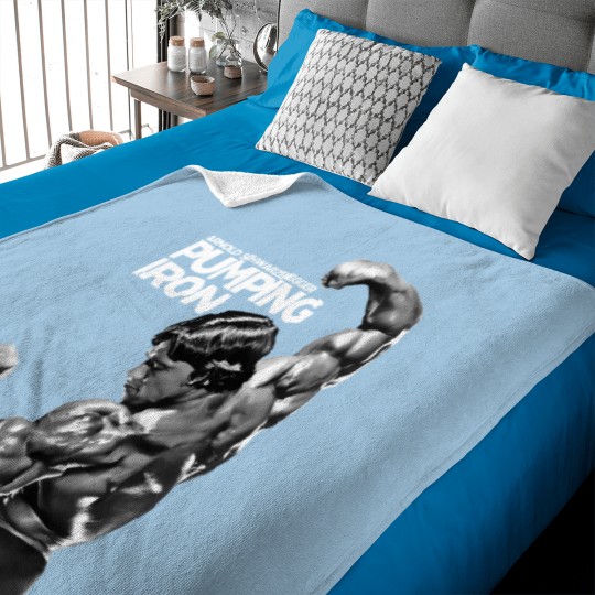Discover Arnold Schwarzenegger Classic Pumping Iron Baby Blankets