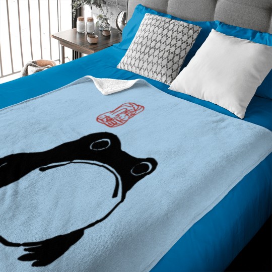 Discover Unimpressed Frog Baby Blankets, Grumpy Frog  Baby Blankets