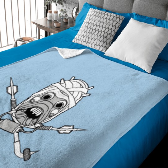Discover Tusken Raider Cross Bones Baby Blankets