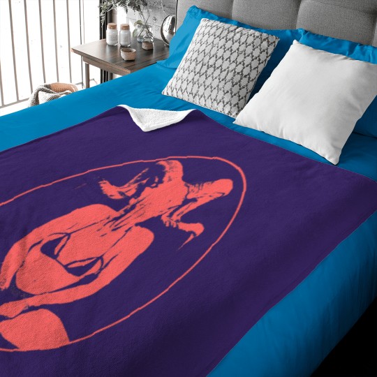 Discover Goat1 Skull Girl Active Baby Blankets