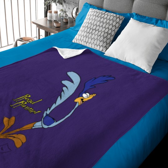 Discover Road Runner Portrait T Baby Blankets