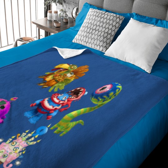 Discover my singing monsters Baby Blankets