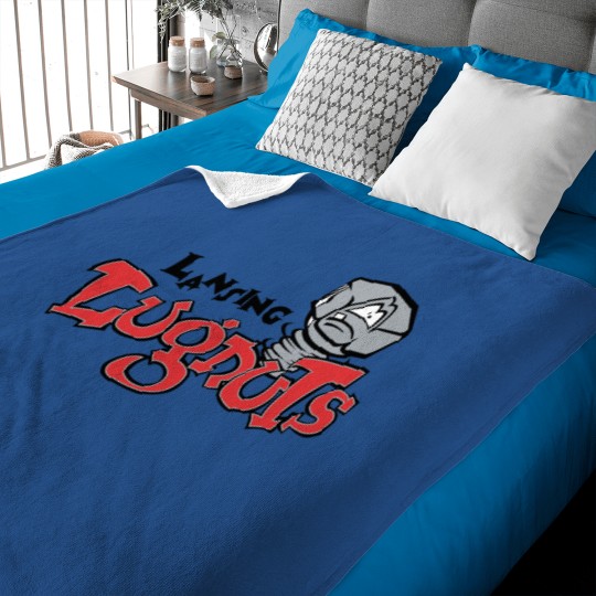 Discover Lansing Lugnuts Jersey Zip Baby Blankets
