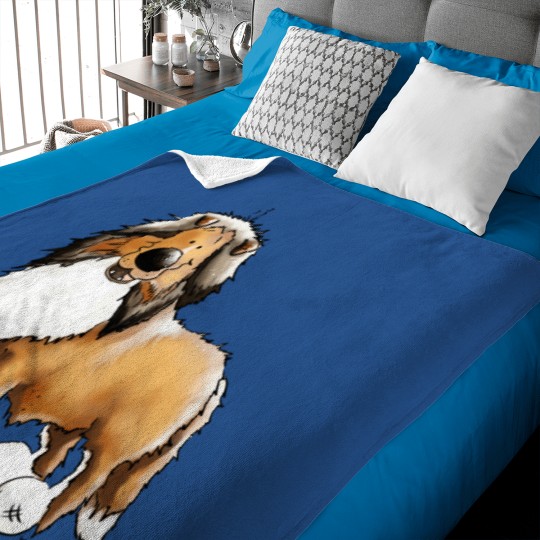 Discover Fluffy Rough Collie Baby Blankets