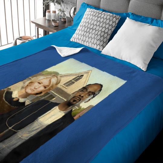 Discover Snoop Martha American Gothic Baby Blankets