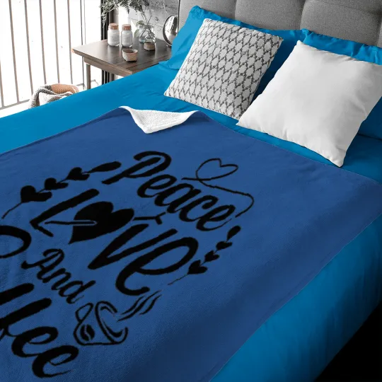 Discover Coffee funny Baby Blankets
